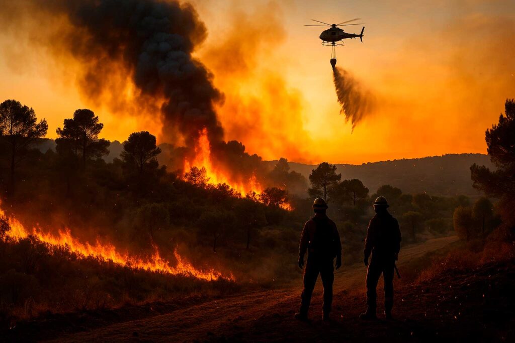 Donde el fuego tropieza: la épica de los que no se ve.