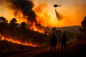 Donde el fuego tropieza: la épica de los que no se ve.